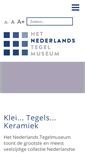 Mobile Screenshot of nederlandstegelmuseum.nl